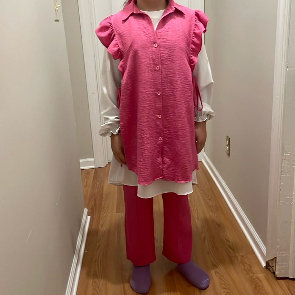 Modest turkish pink 3pc set